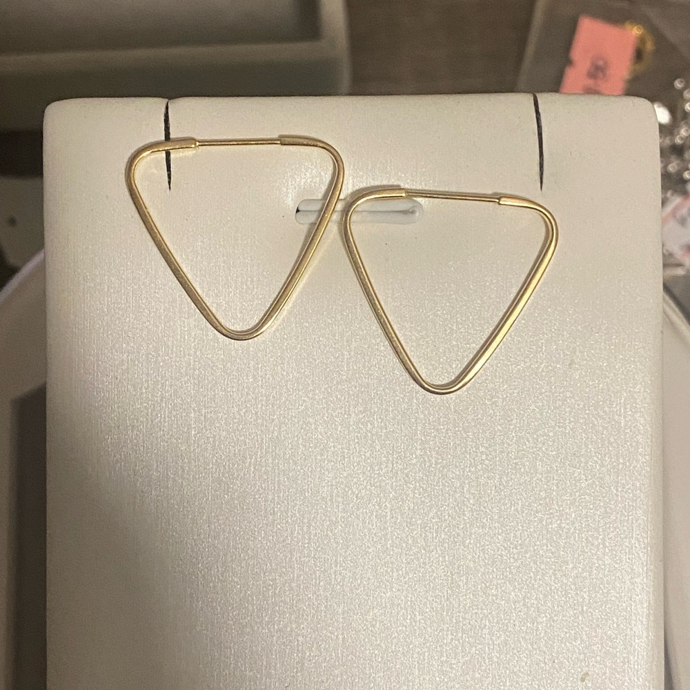 Real 18K saudi gold earrings